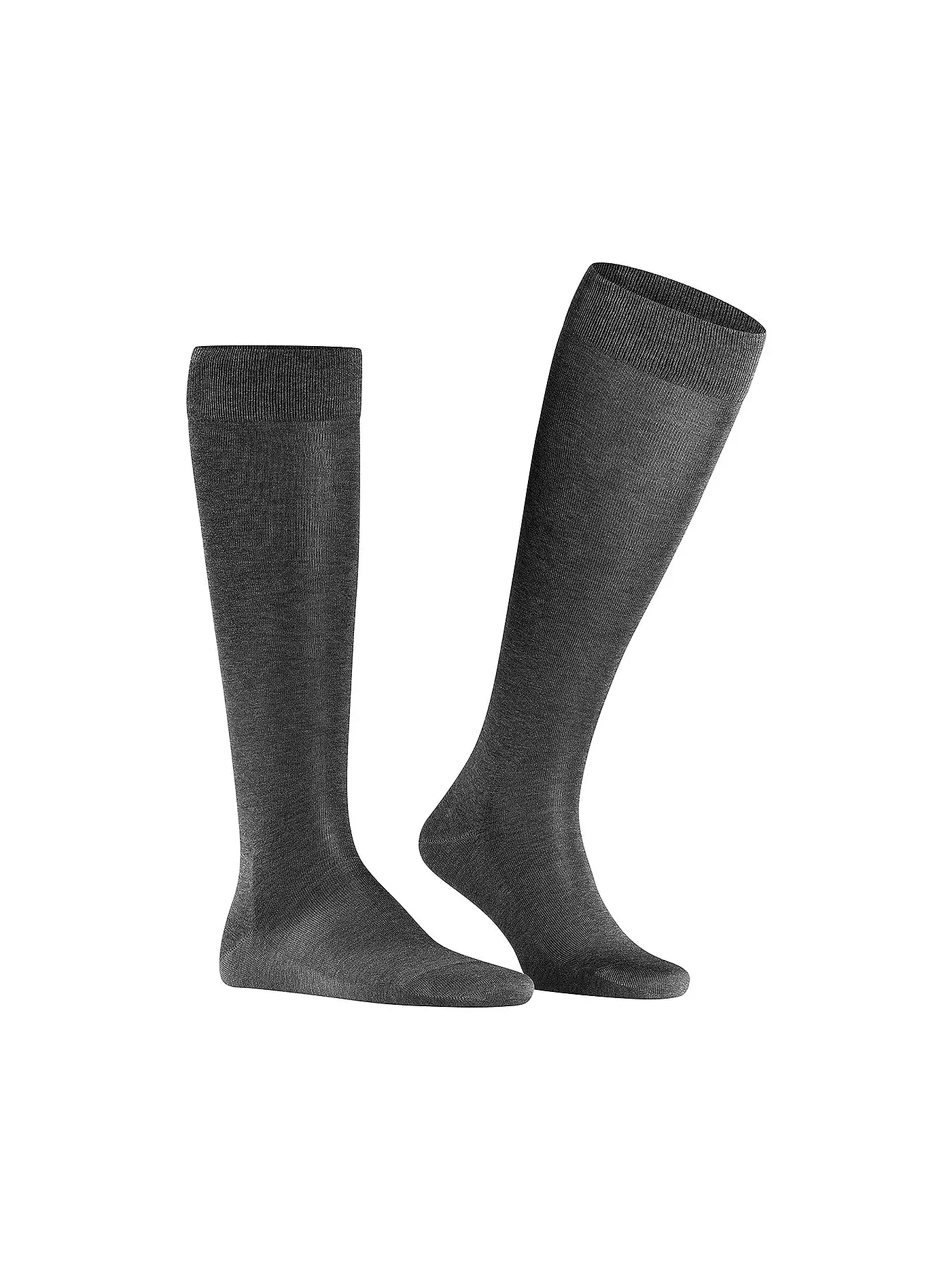 FALKE | Kniestrümpfe TIAGO black | grau